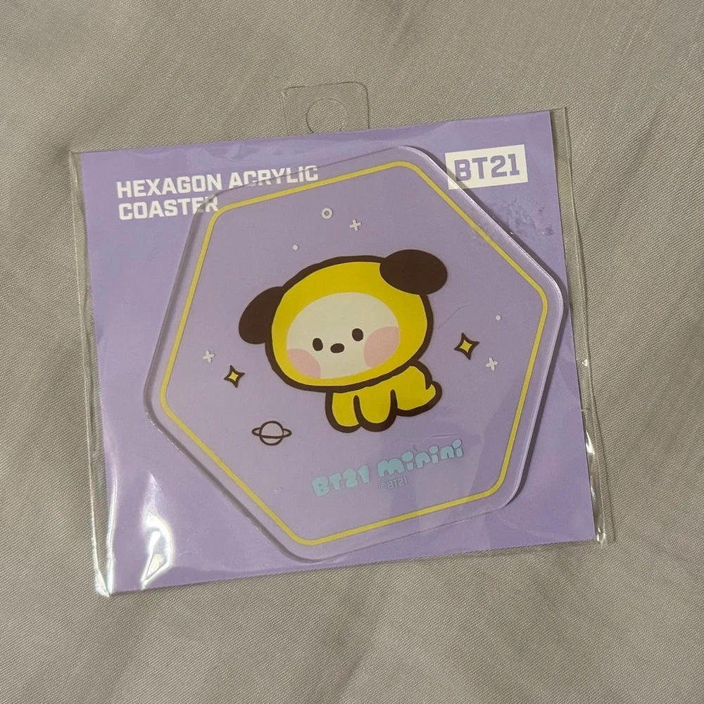 bt21 cute hexagon